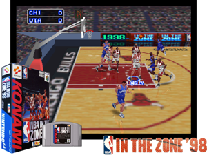 NBA in the Zone '98 (Japan) Cover
